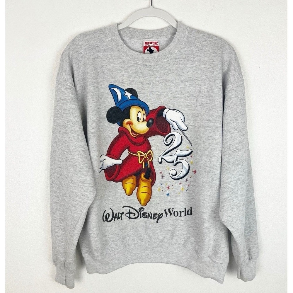 Vintage Disney 25th Anniversary Sweatshirt Sorcerer Mickey